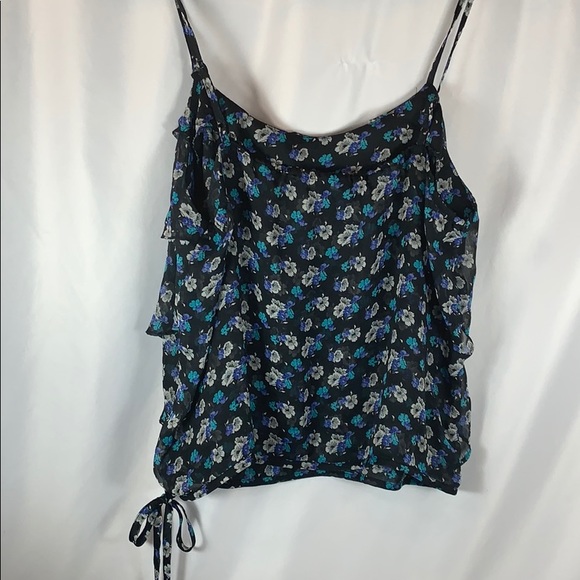 AEO Ruffled Floral Tank - Picture 5 of 7